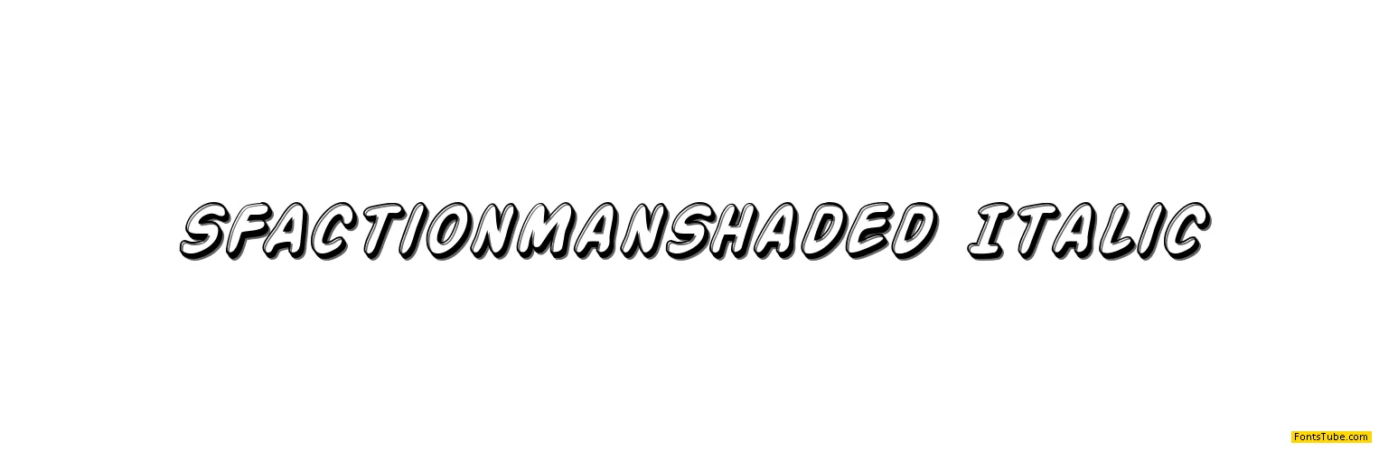 SF Action Man Font Family