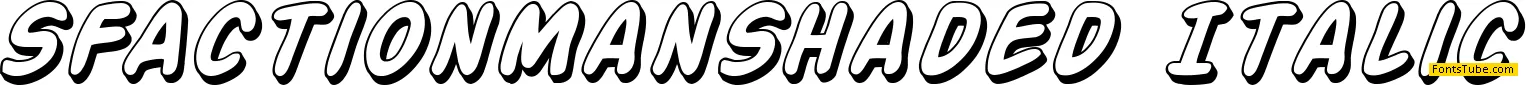 SF Action Man Font Family