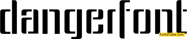 dangerfont Font
