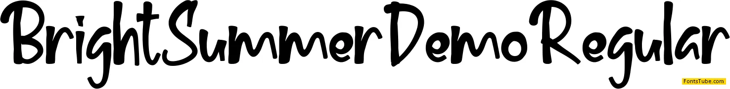 Bright Summer Demo Font