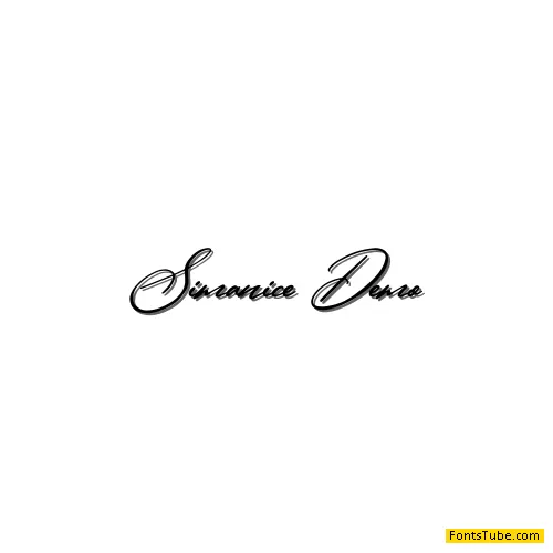 Simanice Demo Font