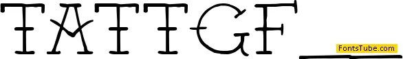 Tattoo Girl FW Font