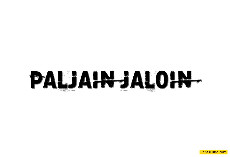 Paljain jaloin Font