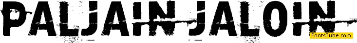 Paljain jaloin Font