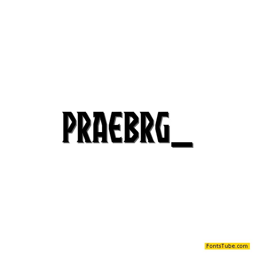 Praetorium BB Font