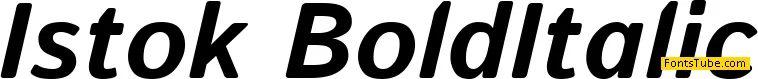 Istok Font Family