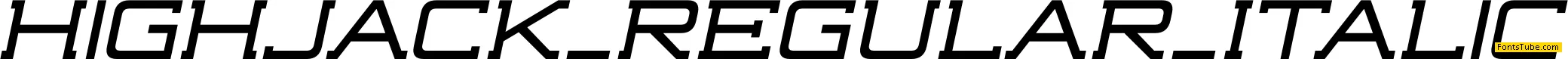Highjack Font Family