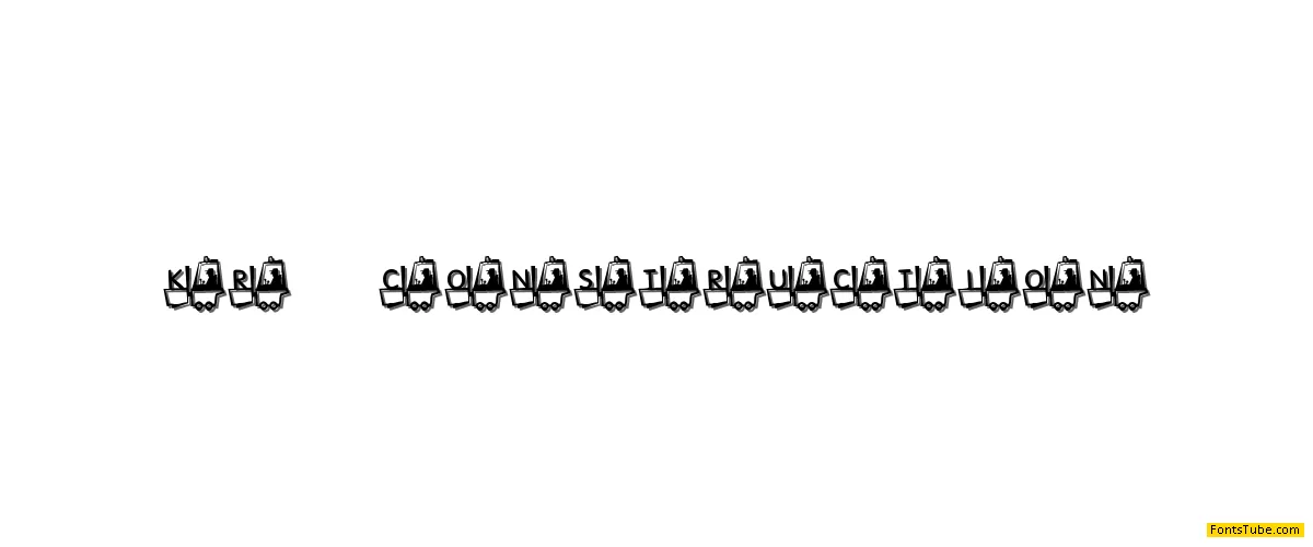 KR Construction Font