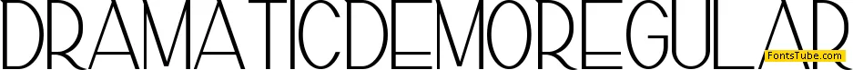 Dramatic Demo Font