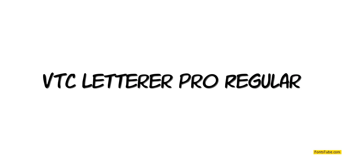 VTC Letterer Pro Font
