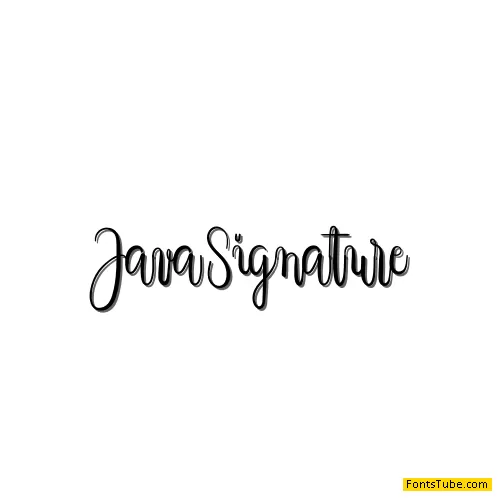 Java Signature