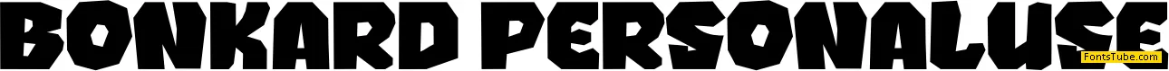 BONKARD Font