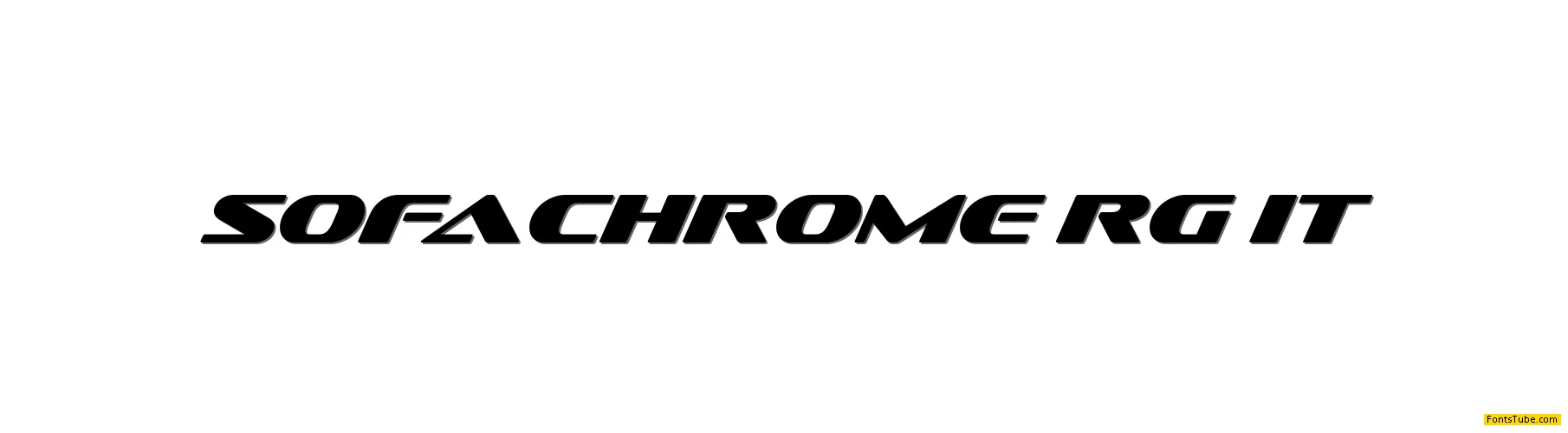 Sofachrome Font Family