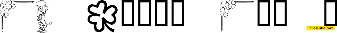 KR Irish Kat 1 Font