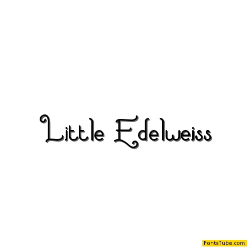 Little Edellweiss Font