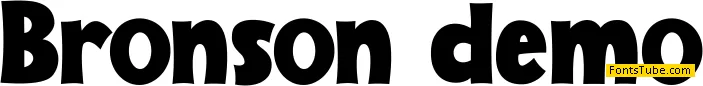 Bronson demo Font