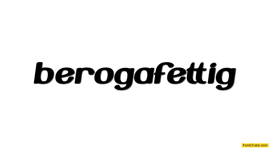 Beroga Font Family