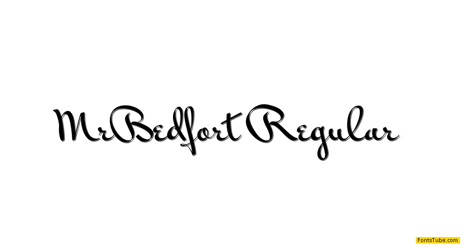 Mr Bedfort Font