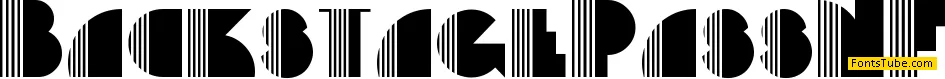 Backstage Pass NF Font
