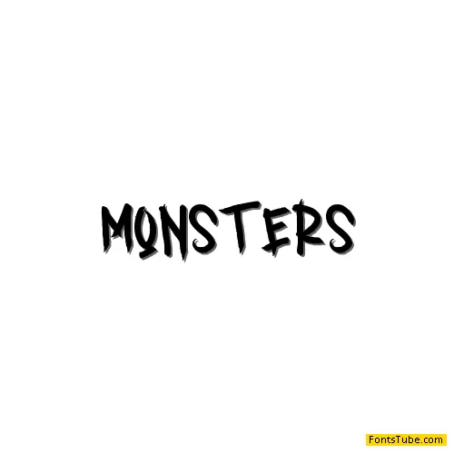 MONSTERS Font