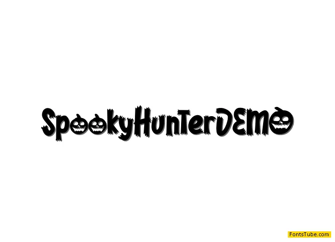 Spooky Hunter - Personal Use Font