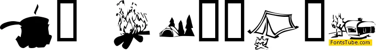 KR Camping Font