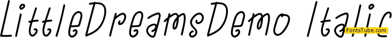 Little Dreams Demo Font Family