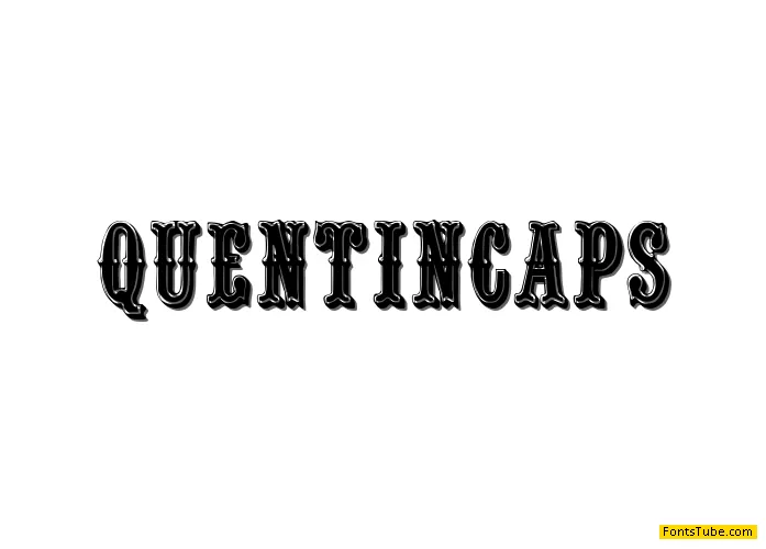 QuentinCaps Font