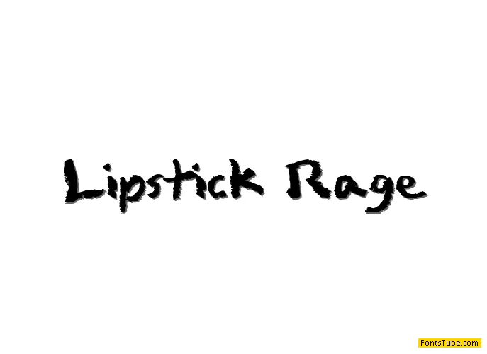 Lipstick Rage Font
