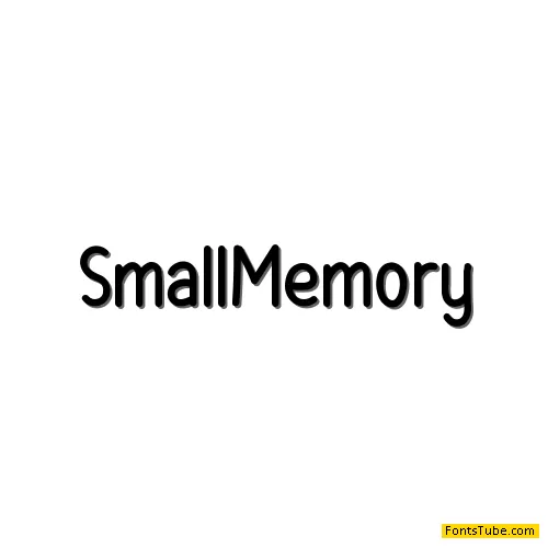 Small Memory Font