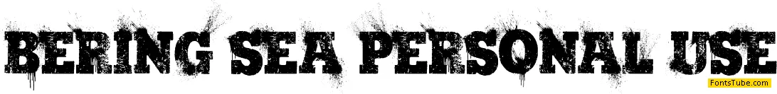 Bering Sea Personal Use Font
