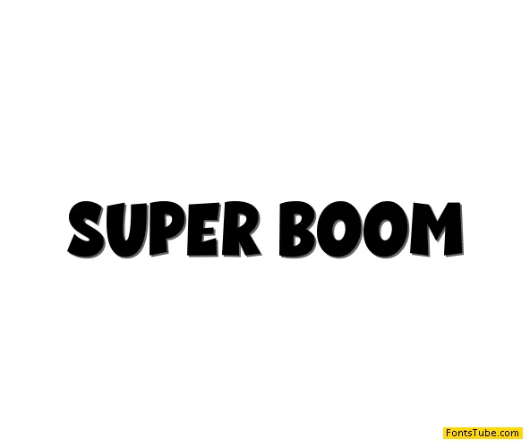 Super Boom Font