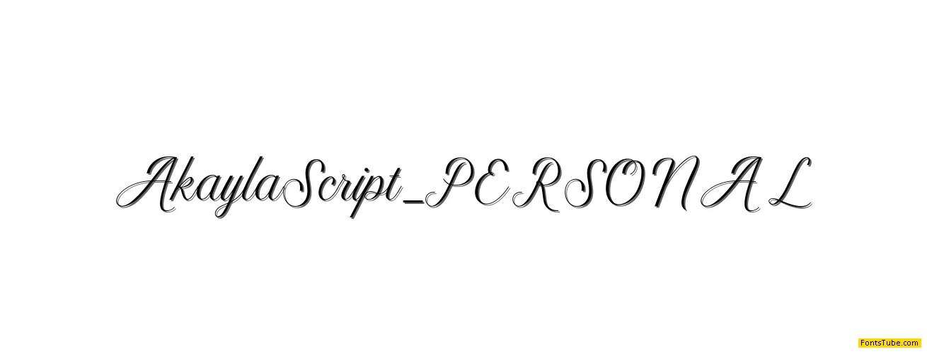 Akayla Script Font Family