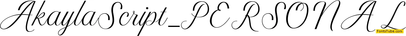 Akayla Script Font Family