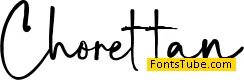 Chorettan Font
