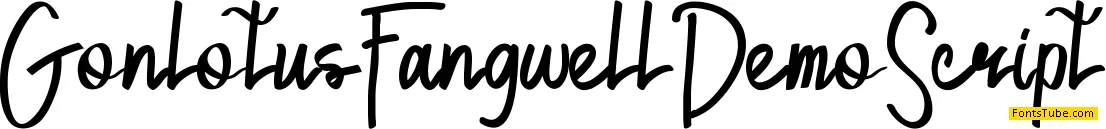 GonlotusFangwellDemo Font Family