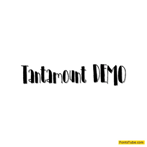 Tantamount DEMO Font