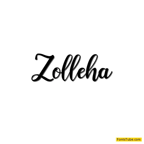 Zolleha Font