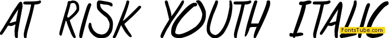 at risk youth Font Family