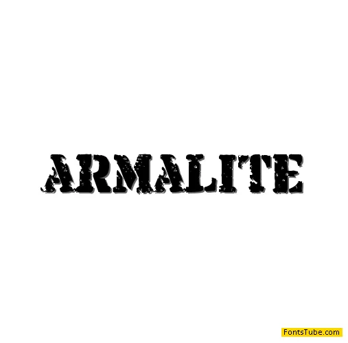 Armalite Rifle Font