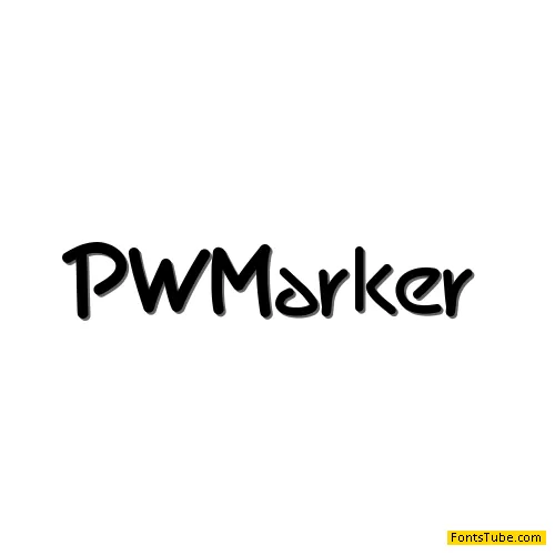 PWMarker Font