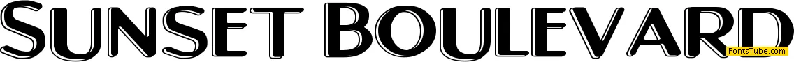 Sunset Boulevard Font