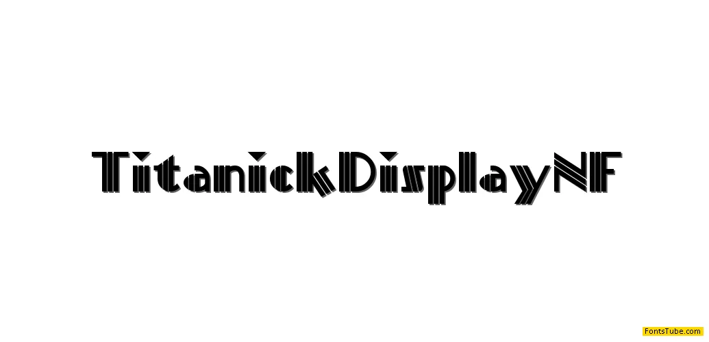 Titanick Display NF Font