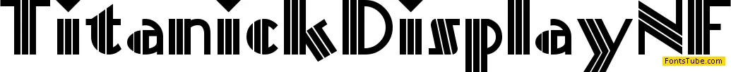Titanick Display NF Font