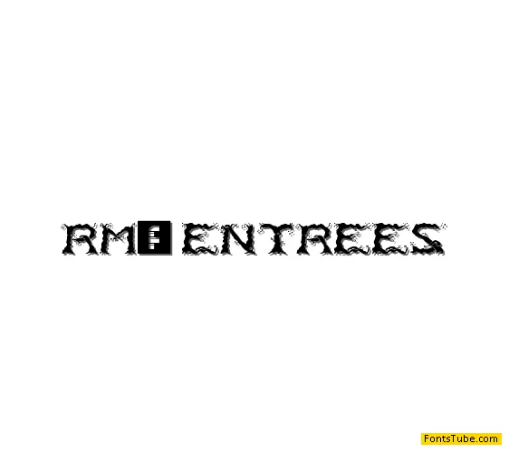 RM Entrees Font