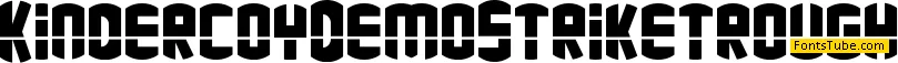Kindercoy Demo Font Family
