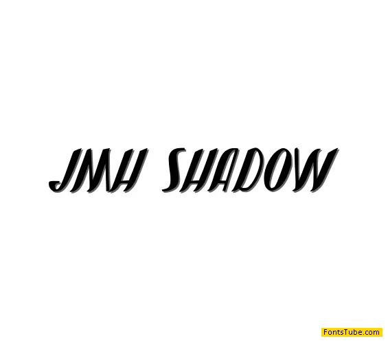 JMH Shadow Font