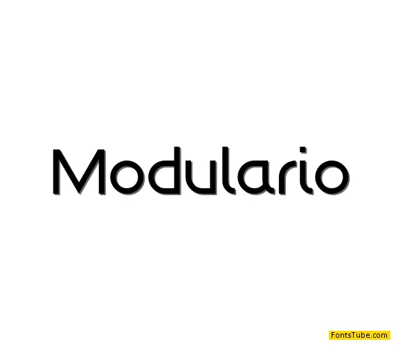 Modulario Font