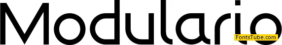 Modulario Font