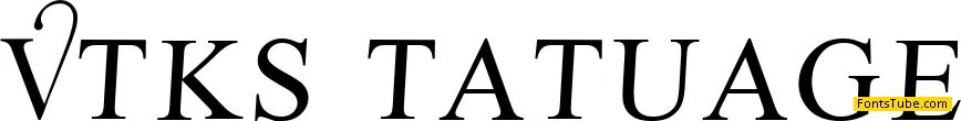 Vtks Tatuage2 Font